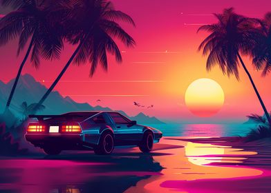 futuristic car background