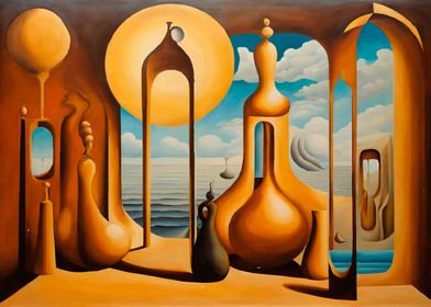 SURREAL PAINT DALI MAGRITE