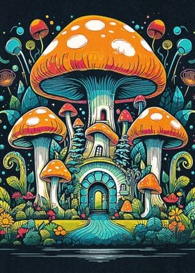 Vintage Home Mushroom