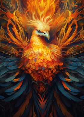Mystical Phoenix Bird