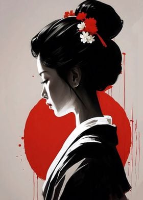 Japanese Girl Geisha