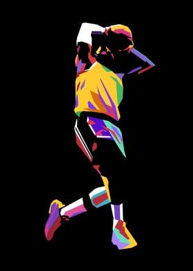 Basketball pop art