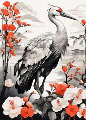 Japanese Crane Flower