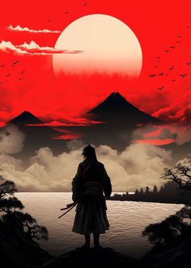 Red sky for the Samurai