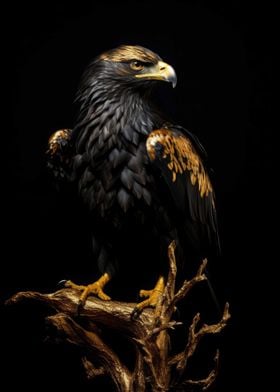 Gold Dark Eagle