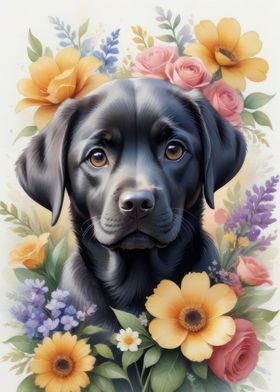 Watercolor Labrador
