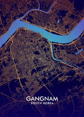 Gangam City Map