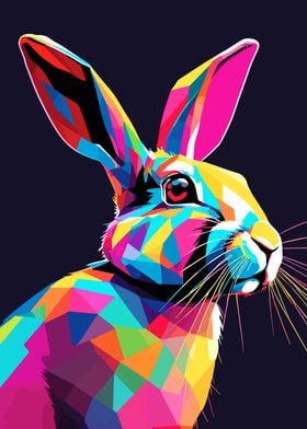 Rabbit Pop Art 2