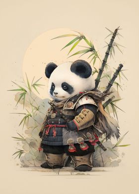 Baby Panda Samurai