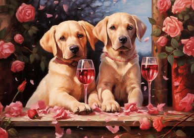 Valentines Labradors