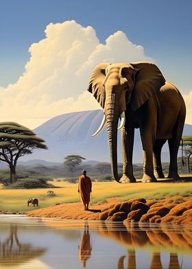 Majestic Elephant Meeting