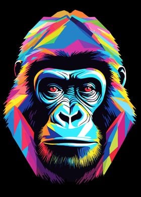 Gorilla Pop Art