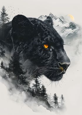 Panther Double Exposure