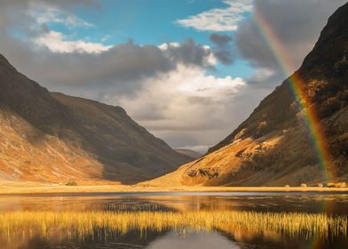 Scotland moray rainbow