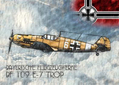 BF 109 E7 Trop