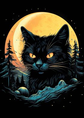 black cat moon