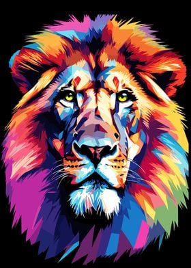 Lion Pop Art 2