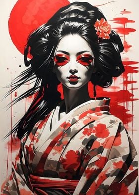 Japane Girl Geisha 