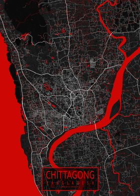 Chittagong Map Oriental