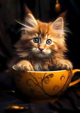 Maine Coon Cup Cat Kitten