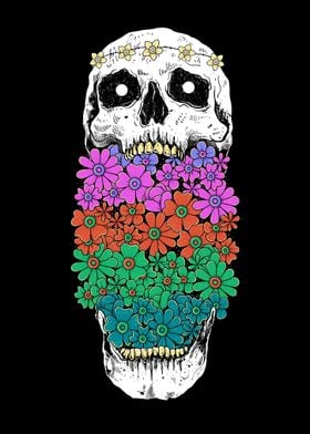 Skull Flowers