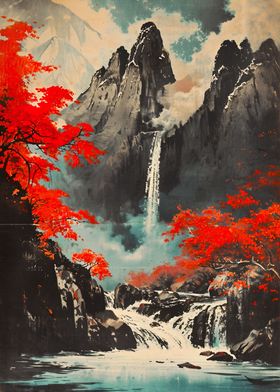 Red Waterfall
