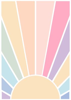 Aesthetic Pastel Sun