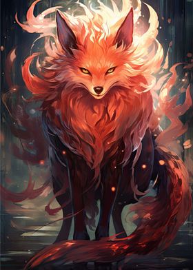 kitsune fox animal