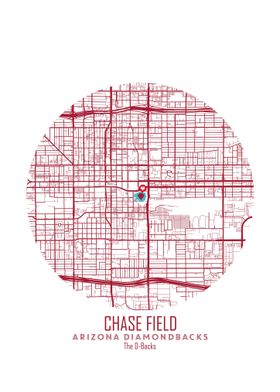 Chase Field Stadium Map