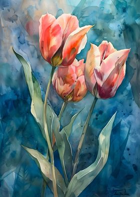 Tulip Watercolor