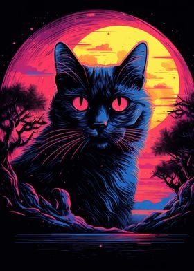 black cat moon