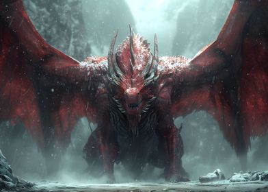 Awesome Red Dragon Art