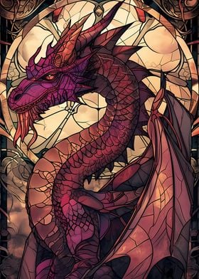 dragon artwork poster