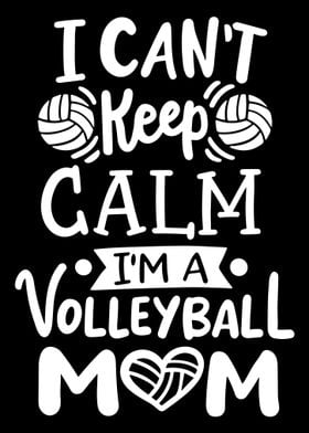 VOLLEYBALL MOM POSTER