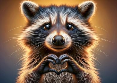 Raccoons Heartfelt Moment