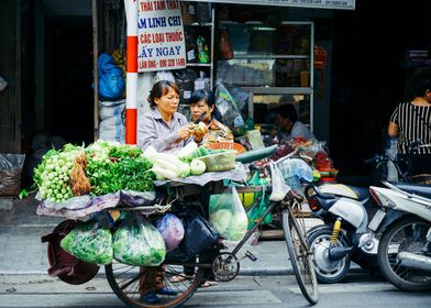 Street life in Hanoi