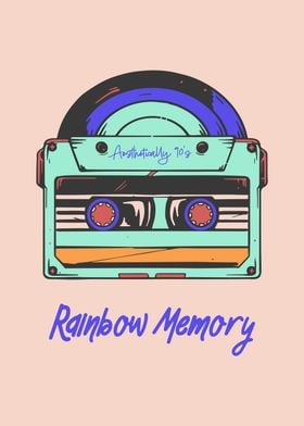 Nostalgic Rainbow Cassette
