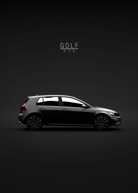 VW Golf R 2019 black