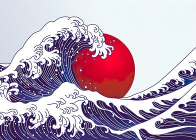 Hokusai wave