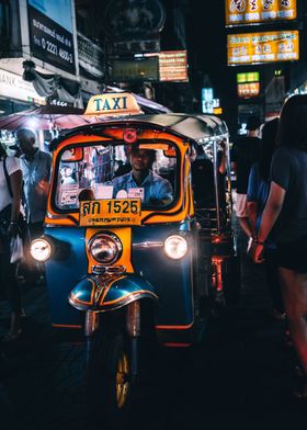 Tuktuk on Yaowarat Road