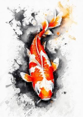 Blazing Koi