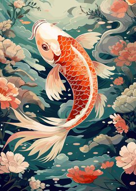 koi japanese landscapes