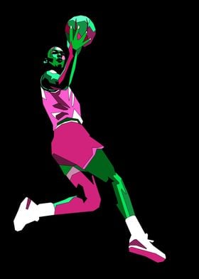 Basketball pop art