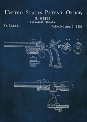 1855 repeating firearm gun