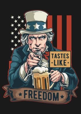Uncle Sam Beer Freedom
