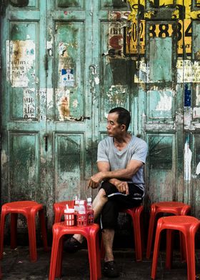 A resident in Bangkok