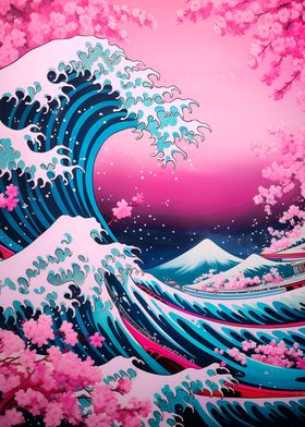 Sakura Great wave