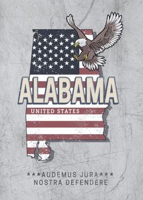 Alabama Map United States