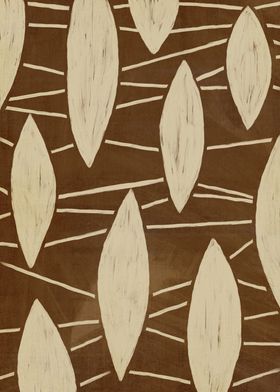 Brown Ethnic Abstract