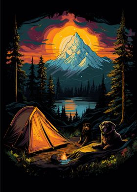 the mountain campfire 